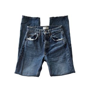 Zara high rise denim jeans. Light wash. NWOT. Vintage baggy jeans